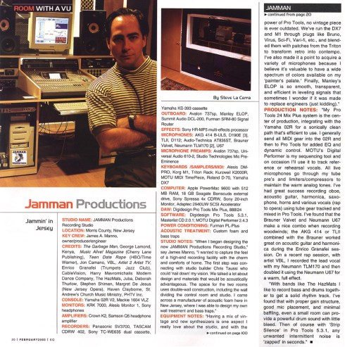 JAMMAN in EQ Magazine